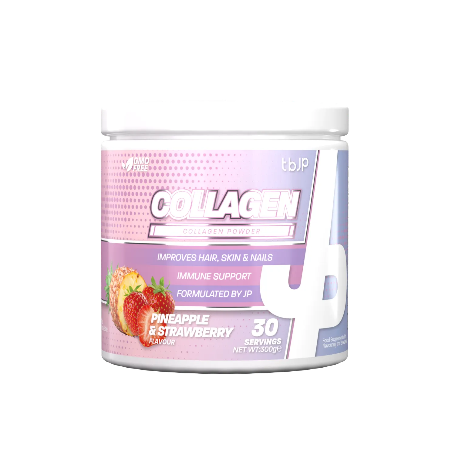 Trained by JP Collagen kollagenpulver fersken 10 g