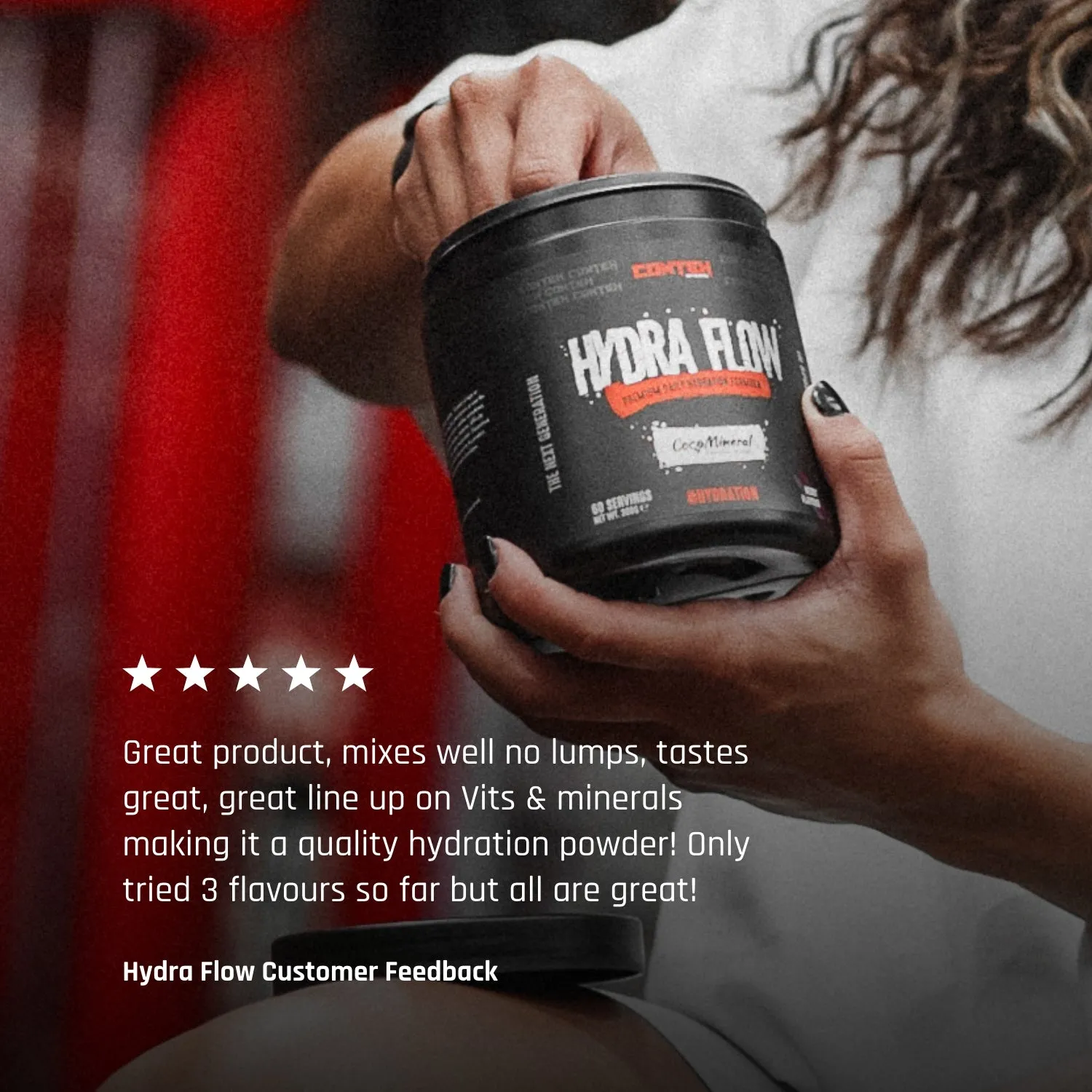 Conteh Sports Hydra Flow elektrolytpulver citrus burst hydrering