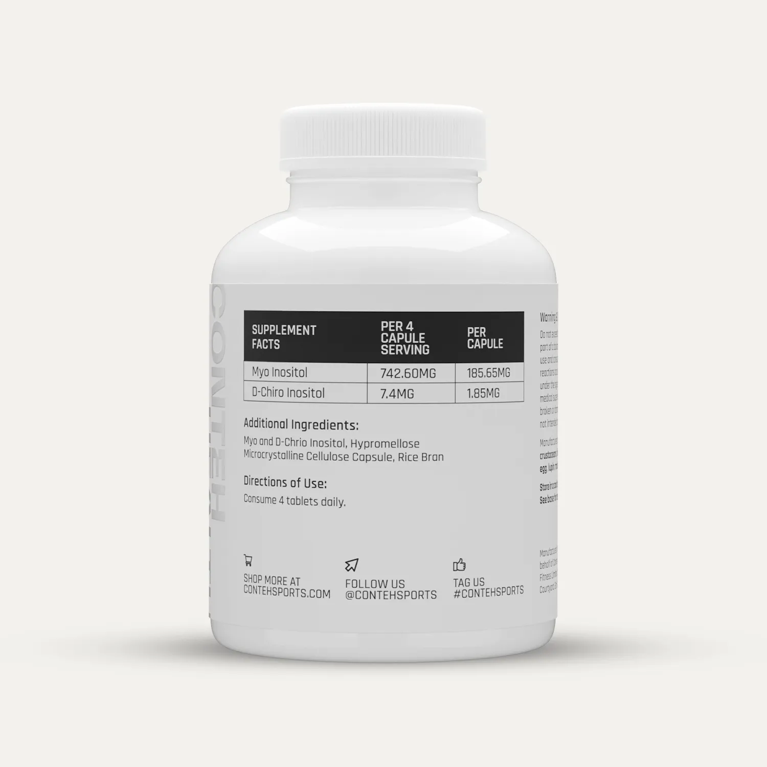 Conteh Sports Myo D-Chiro Inositol kapsler 4 stk dosis
