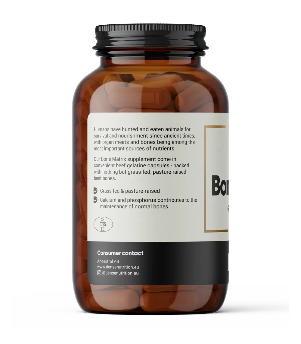 DENSE Bone Matrix knoglekapsler calcium fosfor