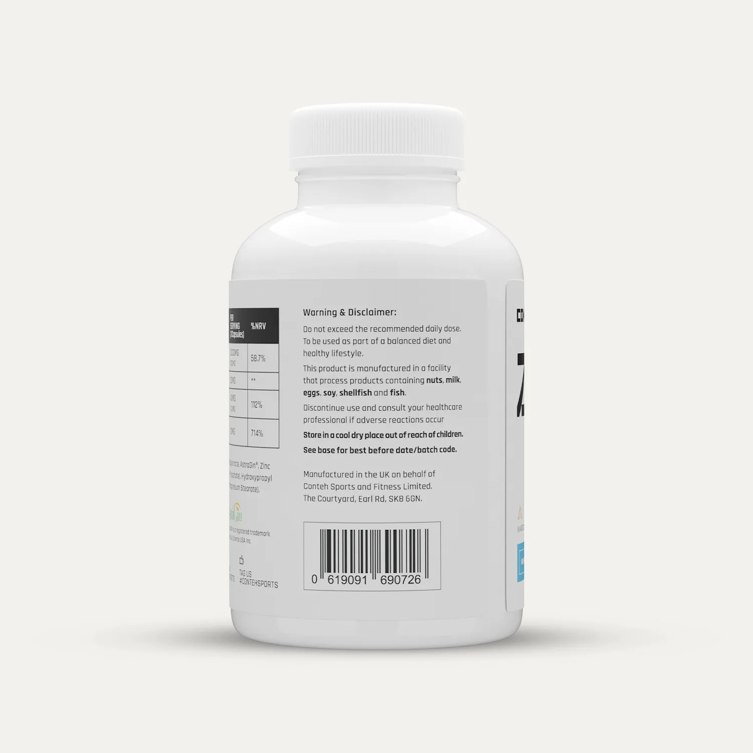 Conteh Sports ZMG Advanced ZMA kapsler magnesium zink