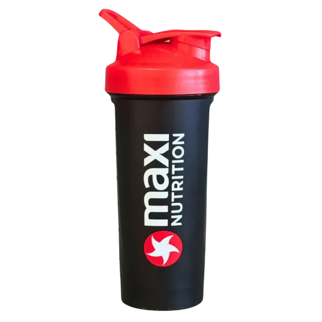 MaxiNutrition Original shaker 625ml rødt låg