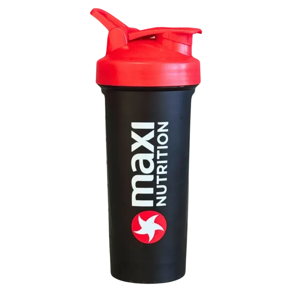 MaxiNutrition Original shaker 625ml rødt låg