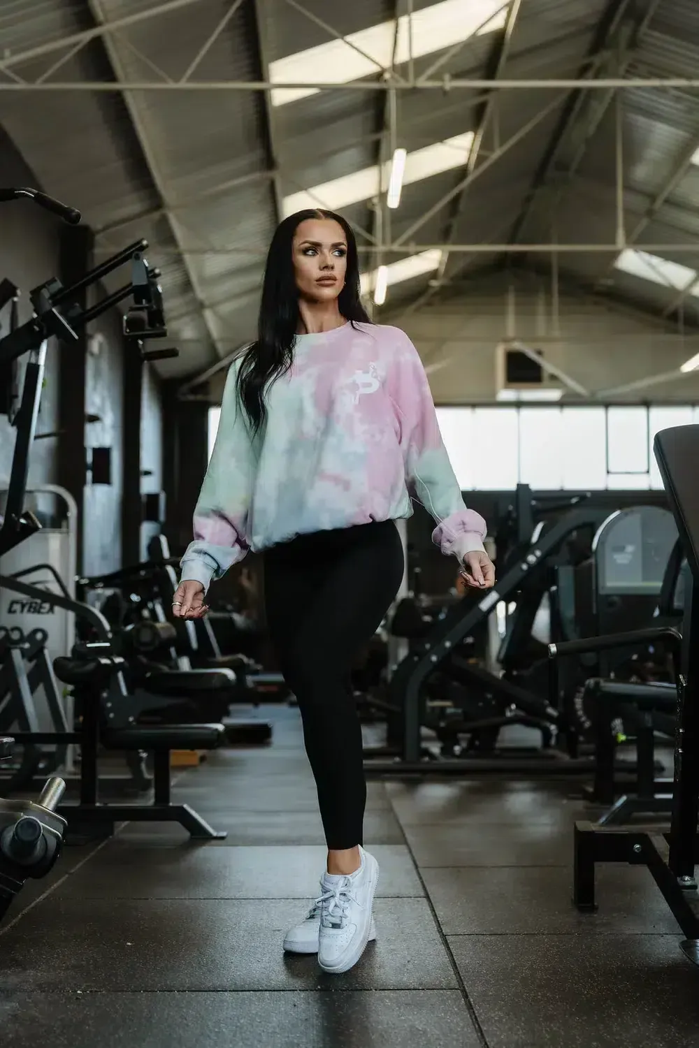 Trained by JP Sweater tie dye pastel multicolour
