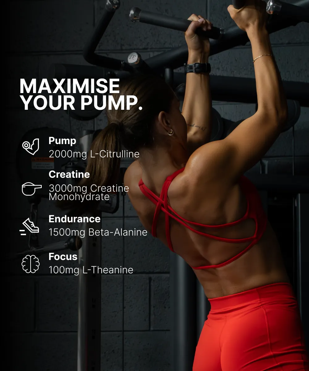 BSc PUMP Non-Stim pre-workout 300g blue sour straps