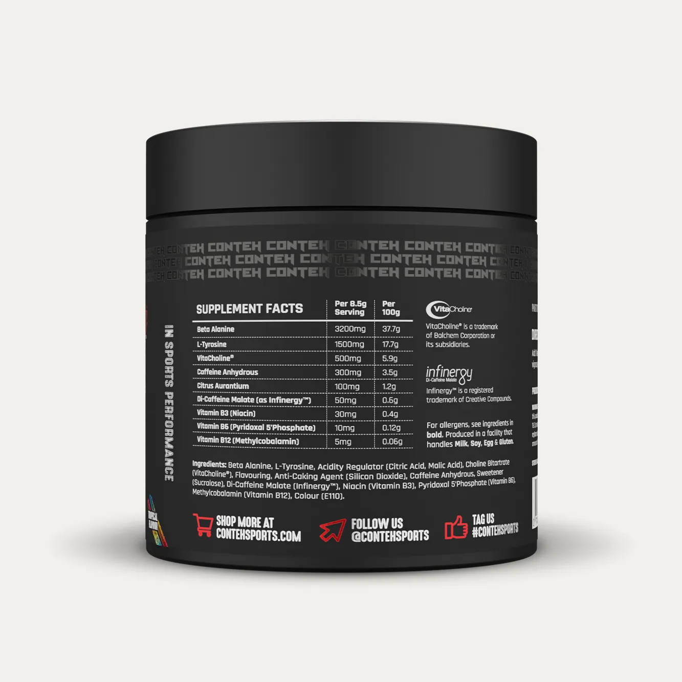 Conteh Sports The Stim pre workout Blue Slush energi