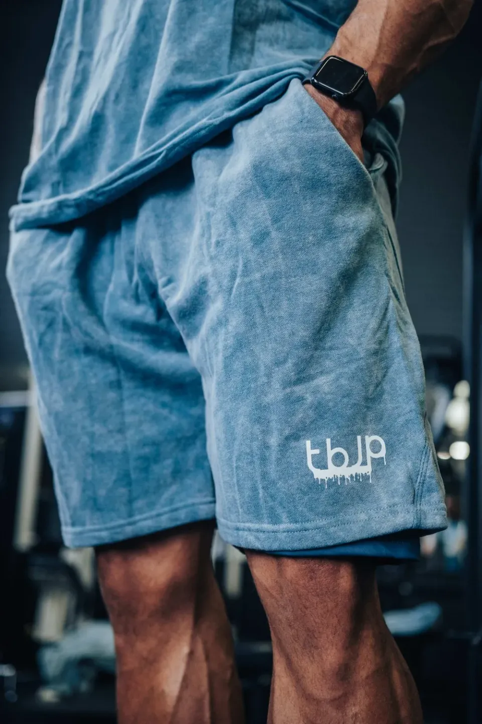 Trained by JP Drip Logo træningsshorts med lining
