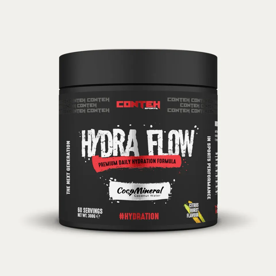 Conteh Sports Hydra Flow elektrolytpulver citrus burst hydrering
