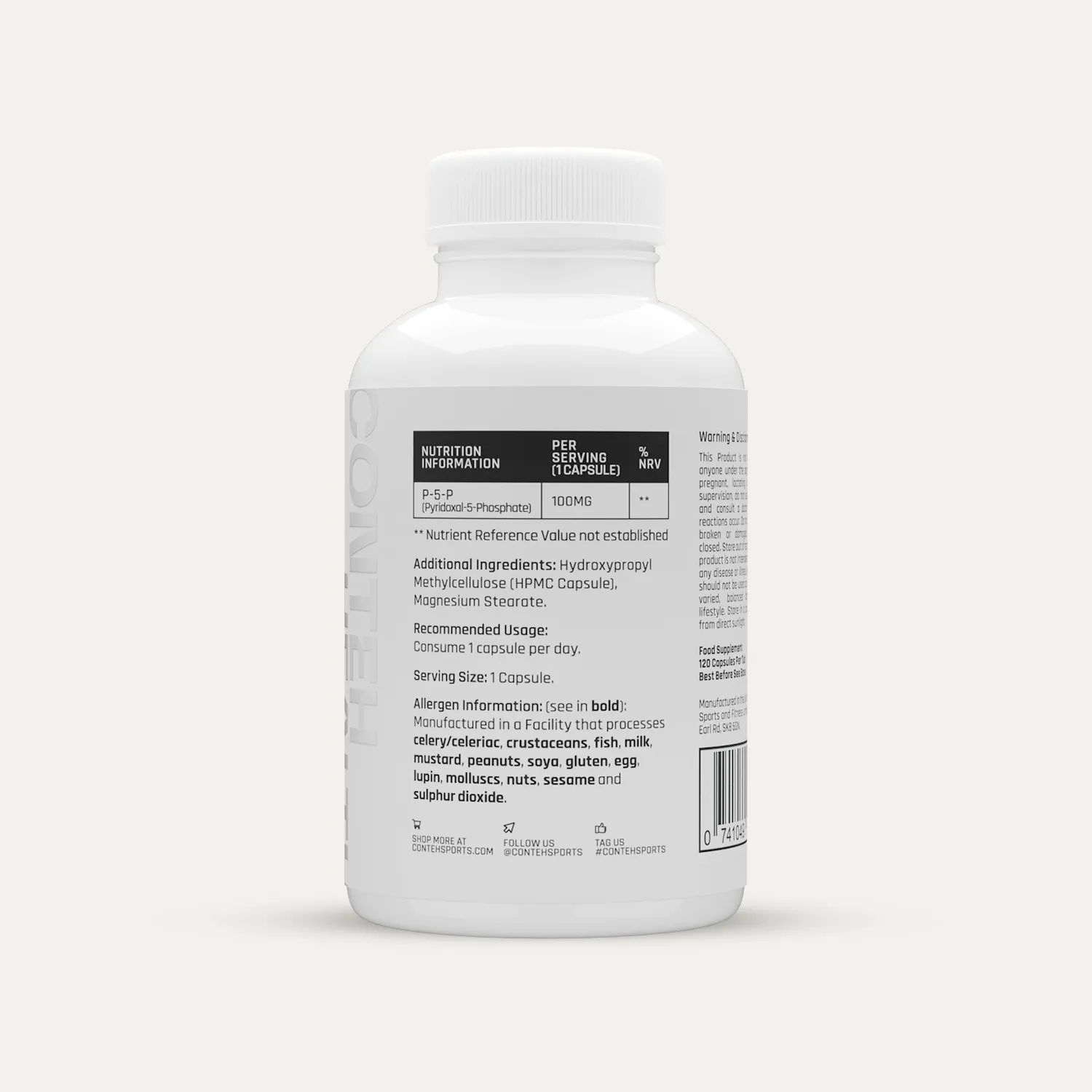 Conteh Sports P-5-P vitamin B6 kapsler 100 mg