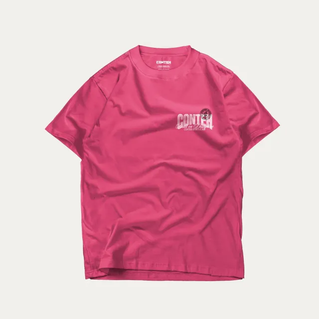 Conteh Sports Built on Discipline t-shirt Bubblegum Pink