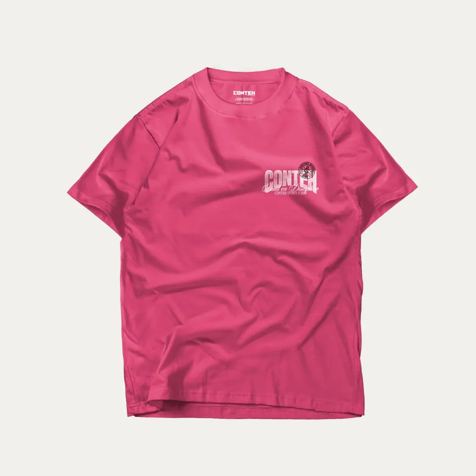 Conteh Sports Built on Discipline t-shirt Bubblegum Pink