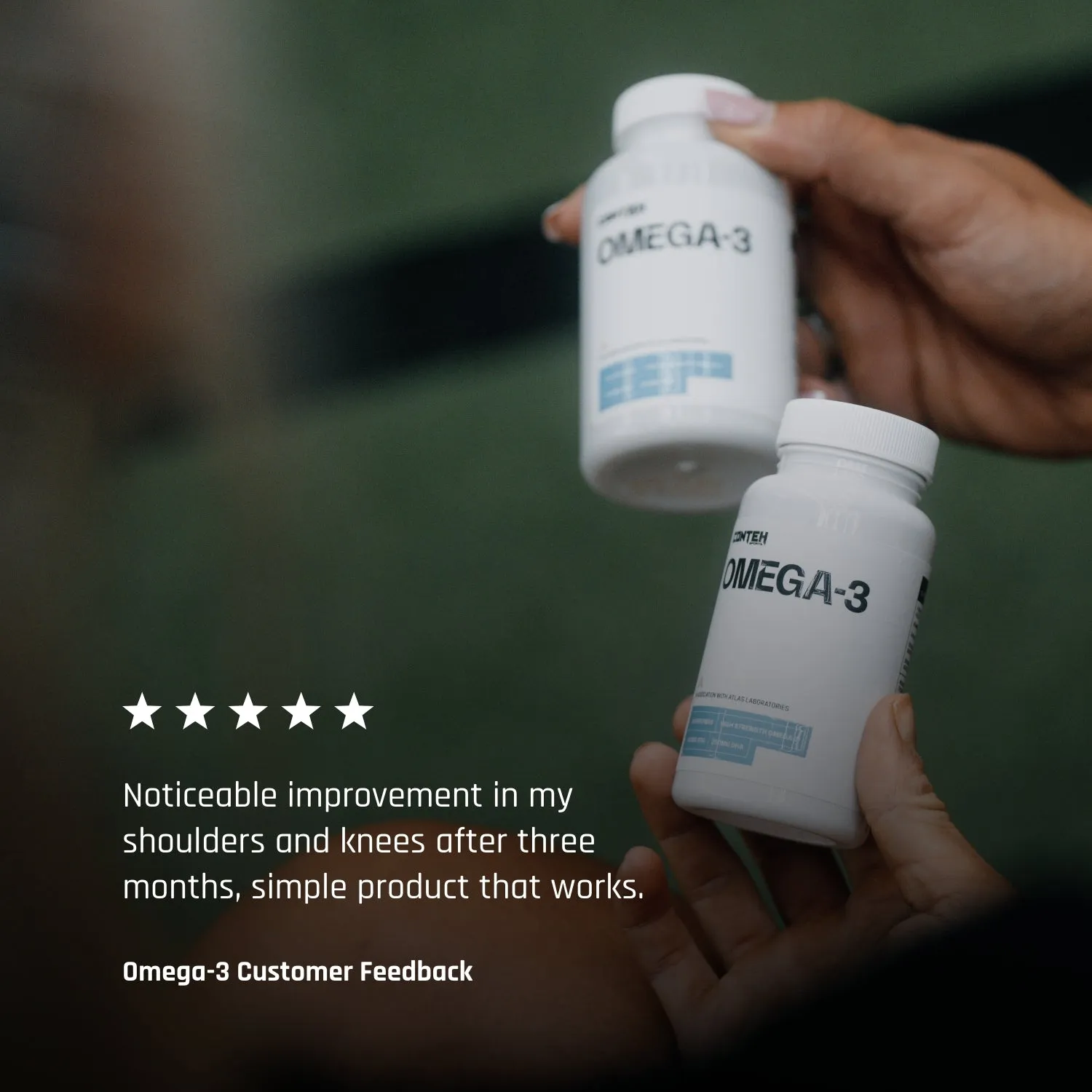 Conteh Sports Omega-3 fiskeolie kapsler 30 portioner 800 mg