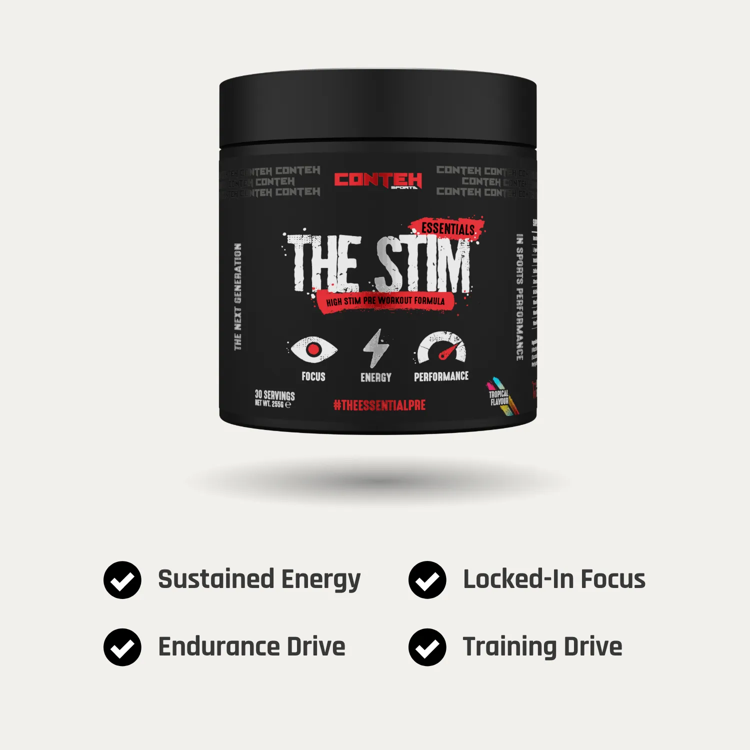 Conteh Sports The Stim pre-workout med koffein Blue Slush