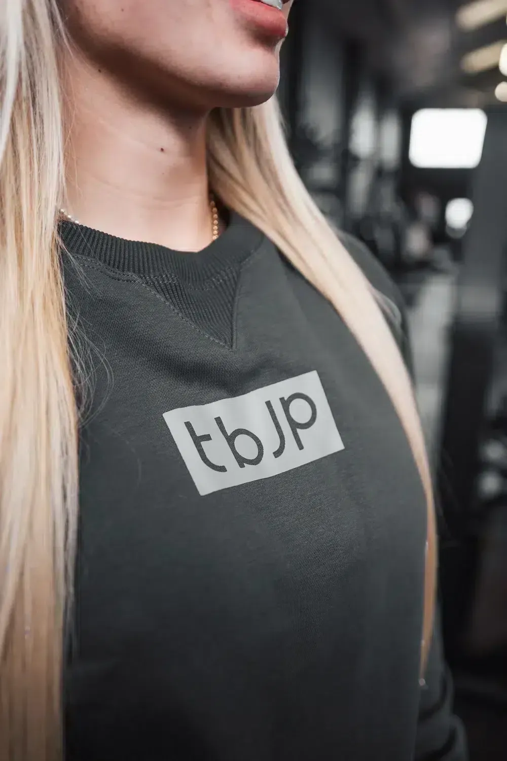 Trained by JP Hoodie Grey White Piping hættetrøje grå