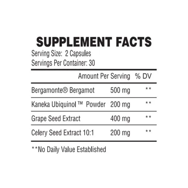 Trained by JP Love-Heart kapsler bergamot ubiquinol