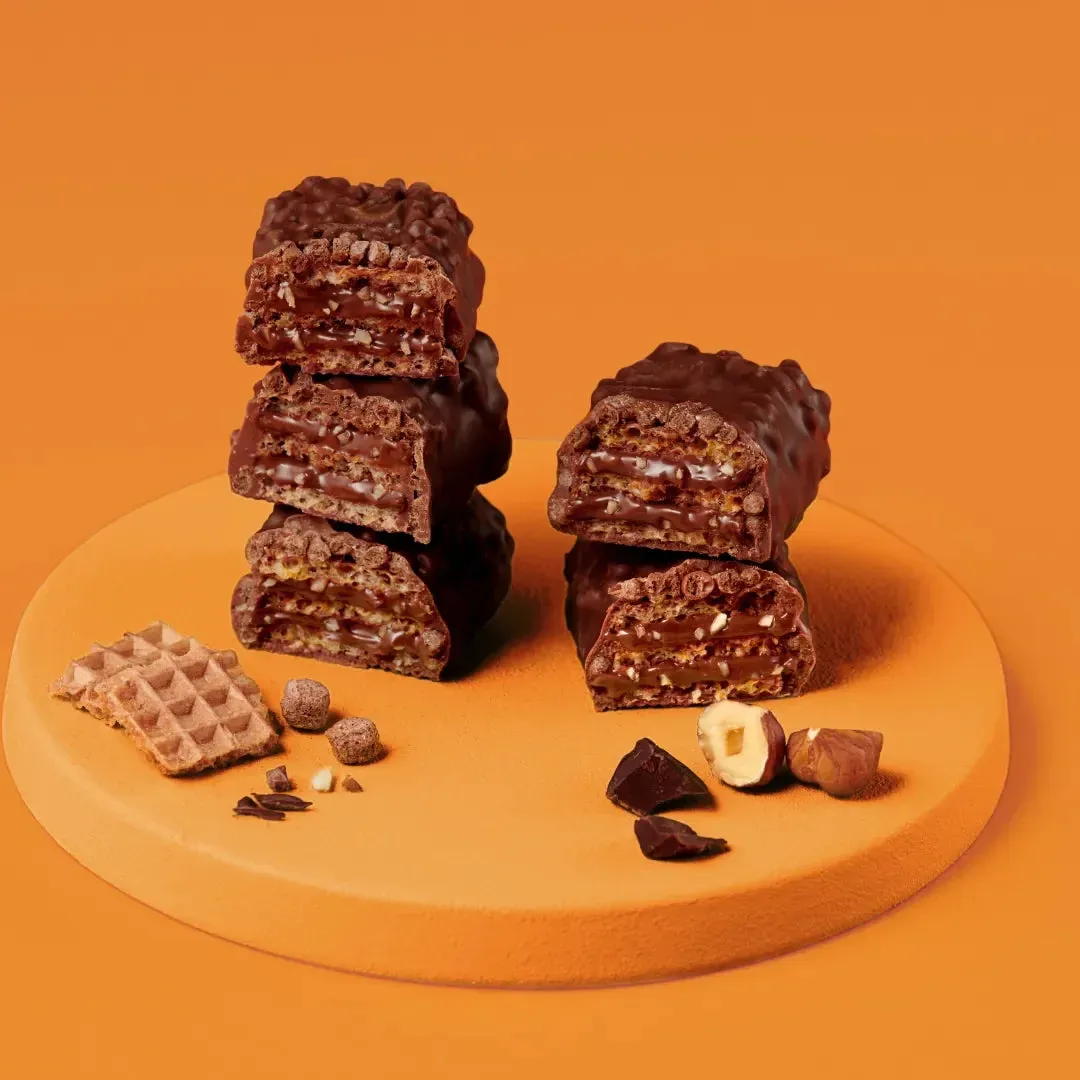 MaxiNutrition Waffle Proteinbar Double Milk 12x39g