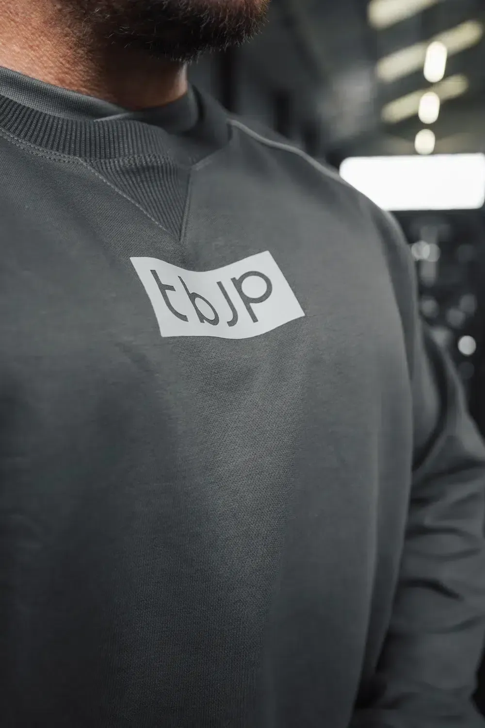Trained by JP Raglan sweater grå unisex bomuldsfleece