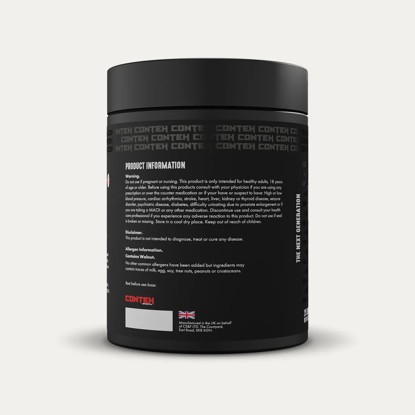 Conteh Sports Conviction Elite pre workout candy apple