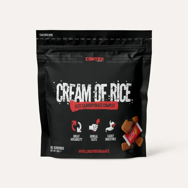 Conteh Sports Cream of Rice kulhydrat salted caramel energi