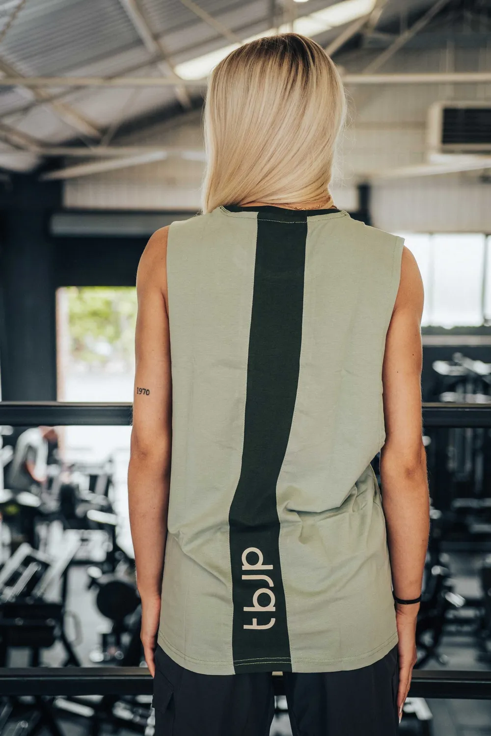 Trained by JP Utility01 Tank Top sage pine ærmeløs