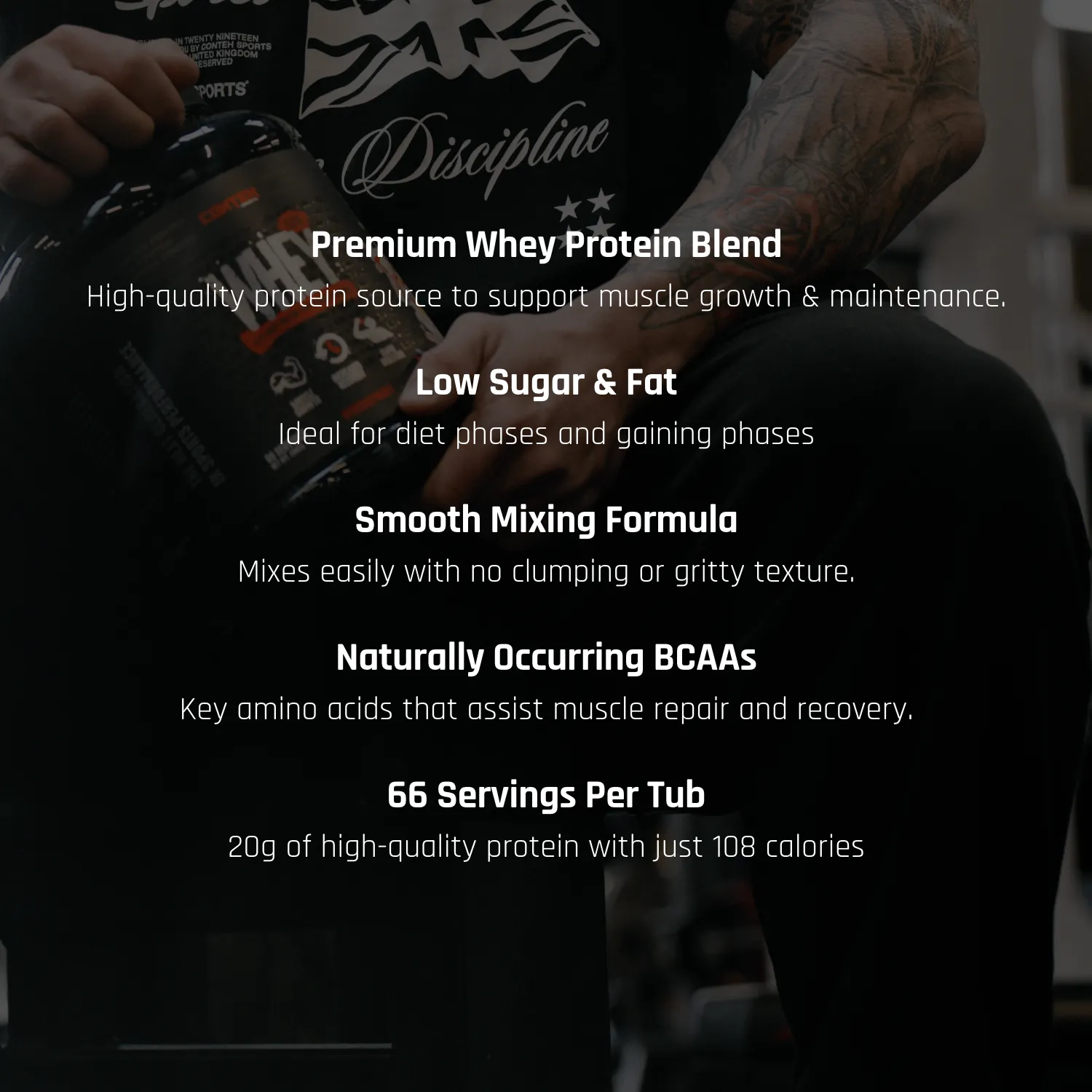 Conteh Sports Whey Elite proteinpulver Vanilje 20,2g