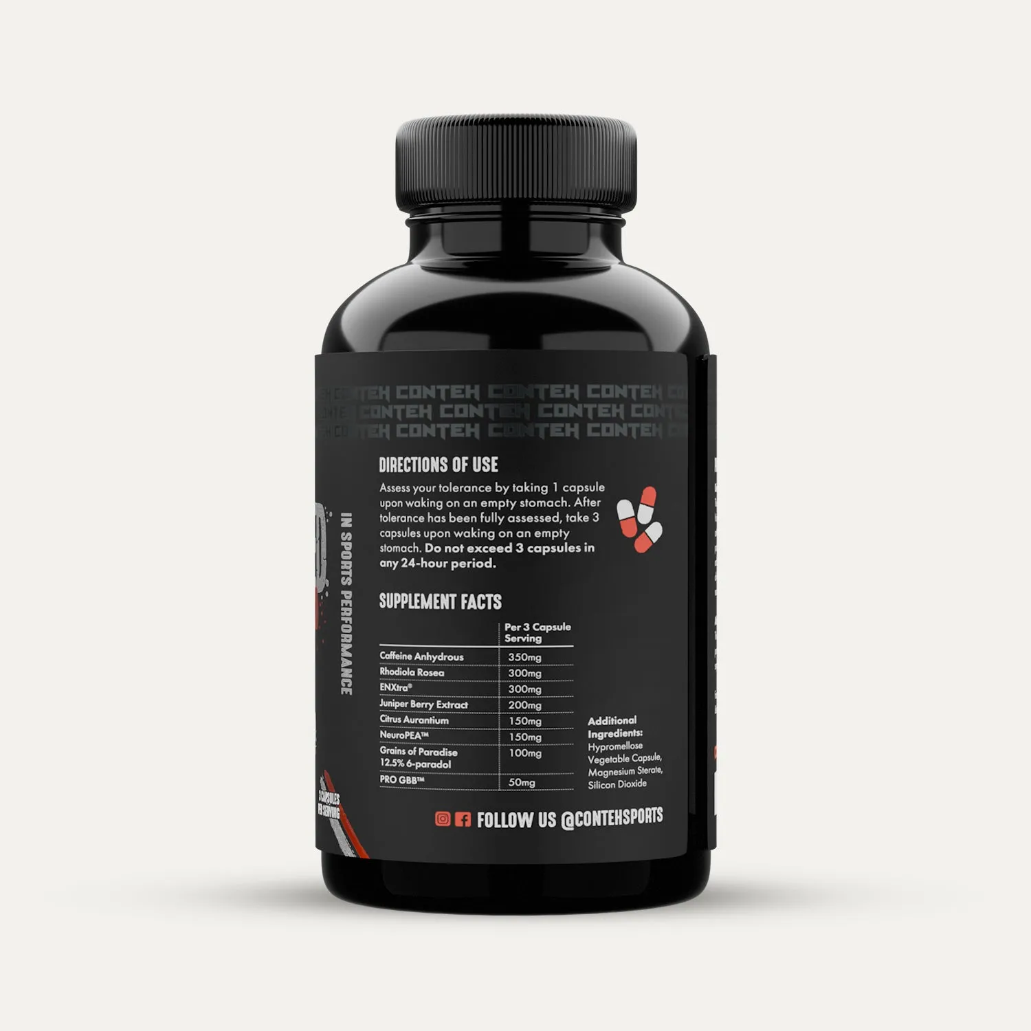 Conteh Sports Pre Shred fatburner til cut og cardio
