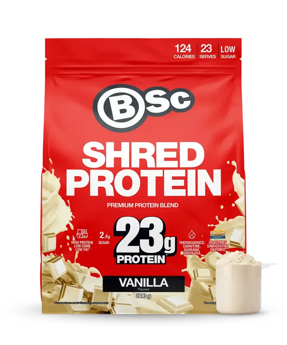 BSc Shred Protein pulver 800g vanilje
