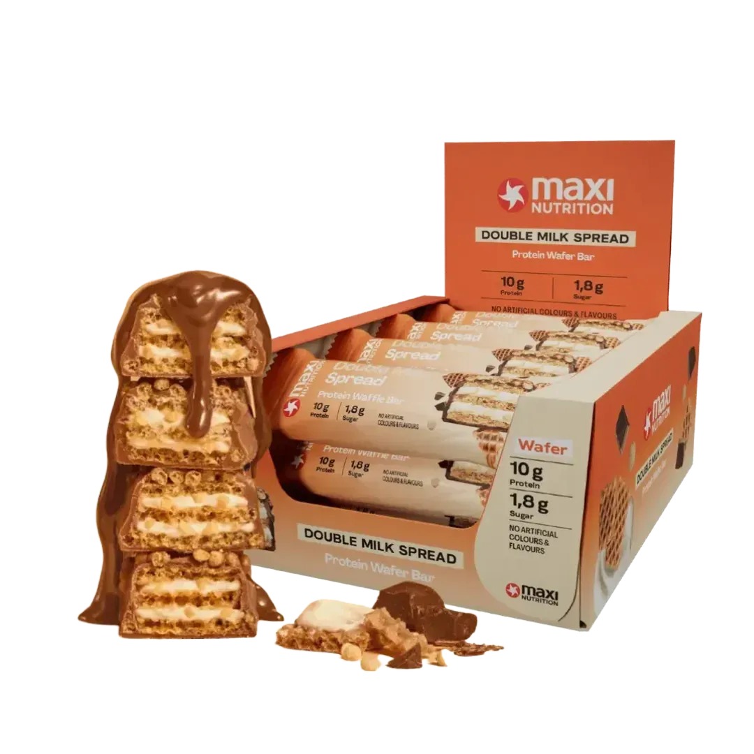 MaxiNutrition Waffle proteinbar dark cookie 12x39g 10g