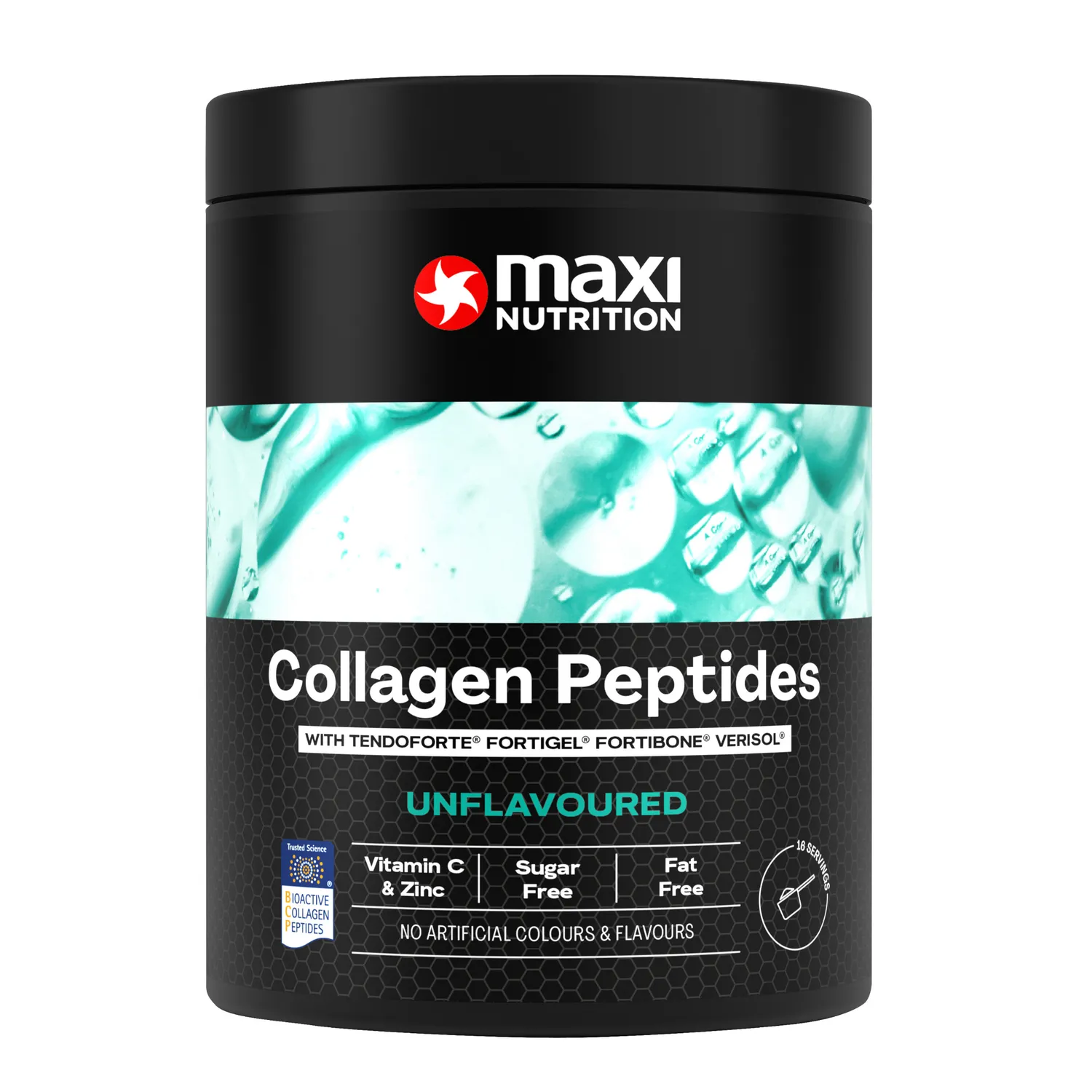 MaxiNutrition Collagen Peptides kollagenpulver 300g led og hud
