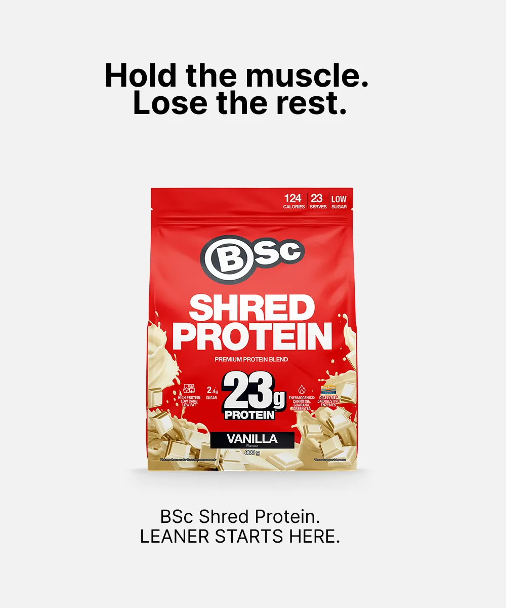 BSc Shred Protein pulver 800g vanilje