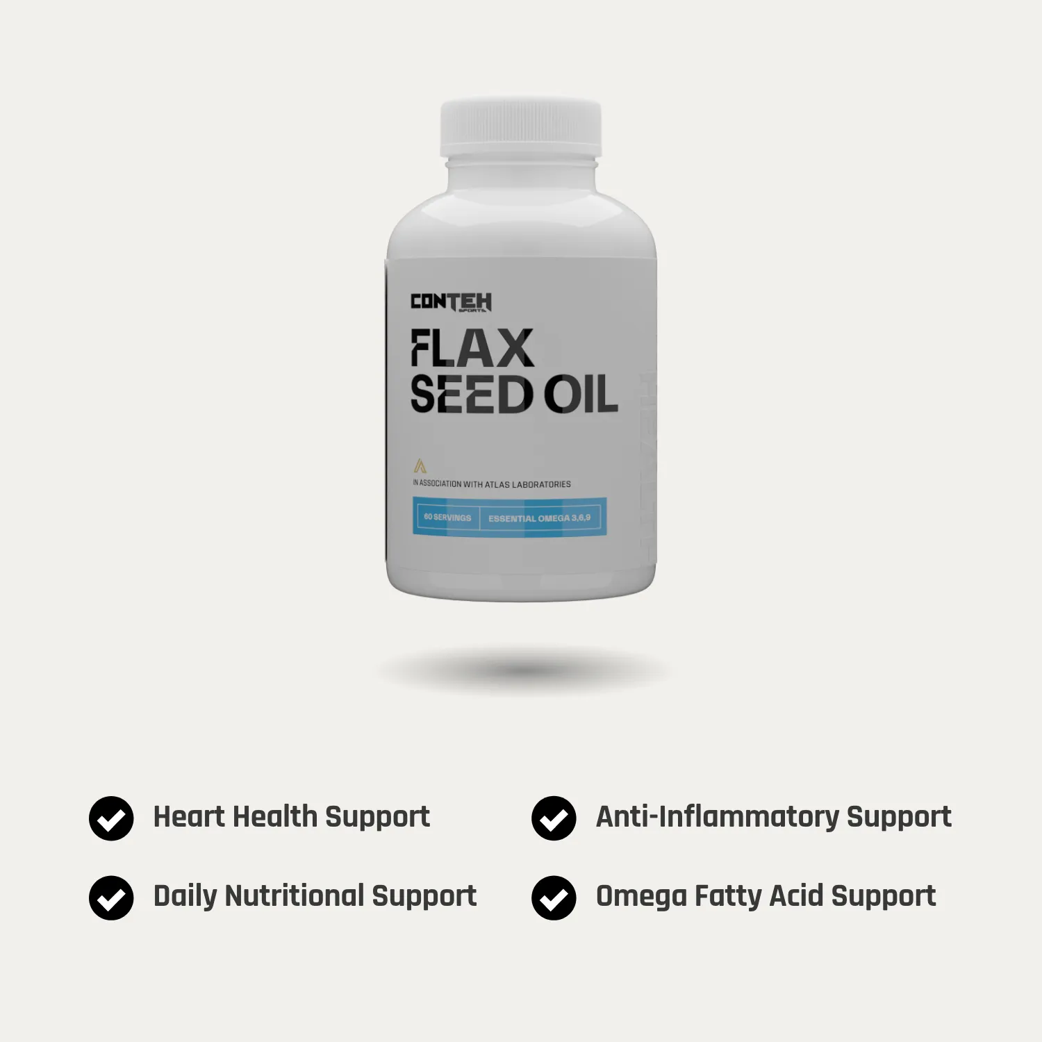 Conteh Sports Flax Seed Oil hørfrøolie kapsler
