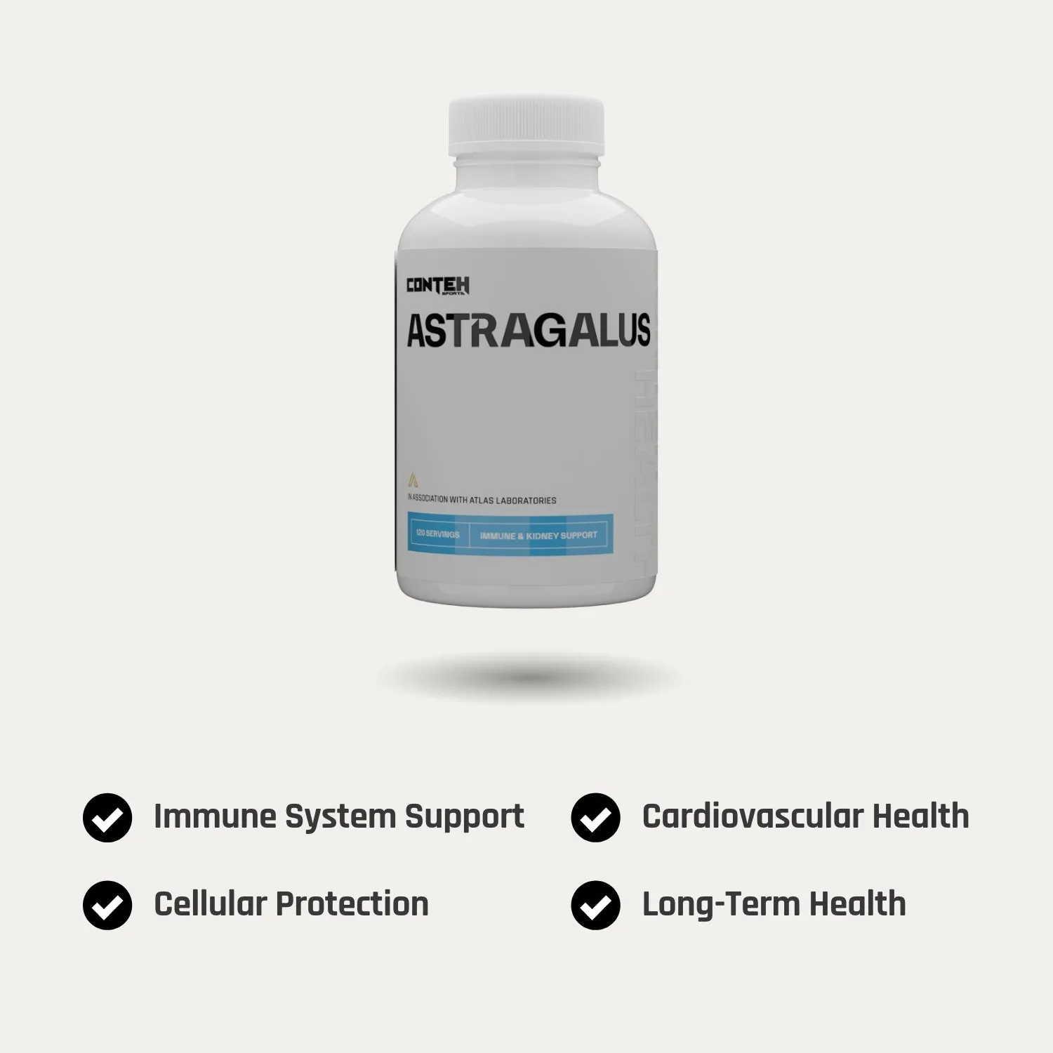 Conteh Sports Astragalus Exclusive kapsler 500 mg urtetilskud