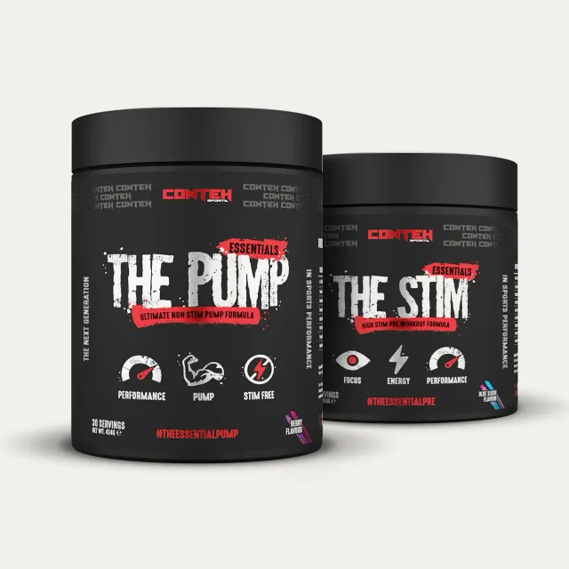 Conteh Sports Essential Pre-Workout Bundle pre-workout stim+pump