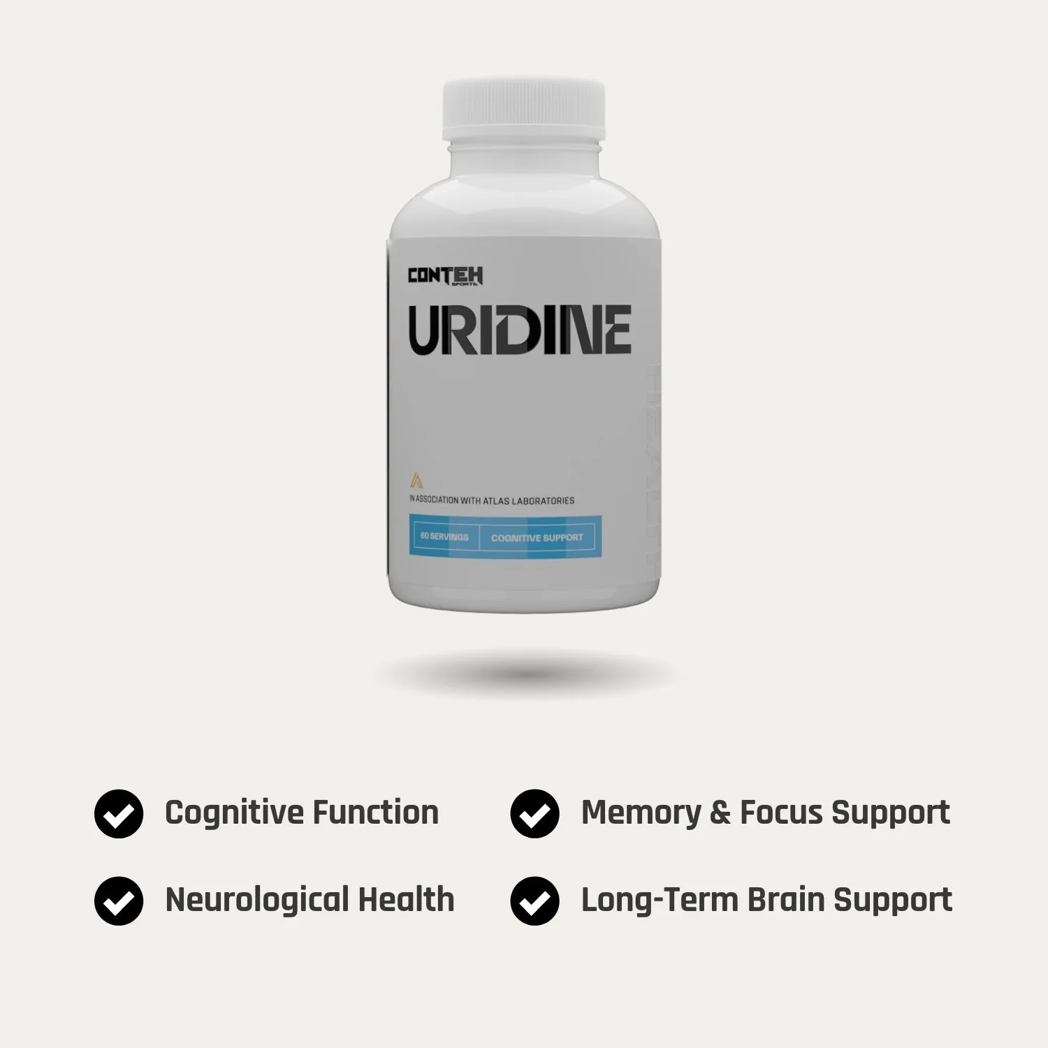 Conteh Sports Uridine kapsler 300 mg til daglig brug
