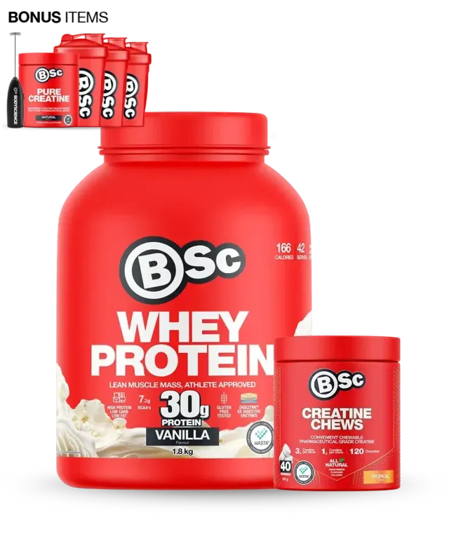BSc Whey Protein Bundle Welcome proteinpulver chokolade