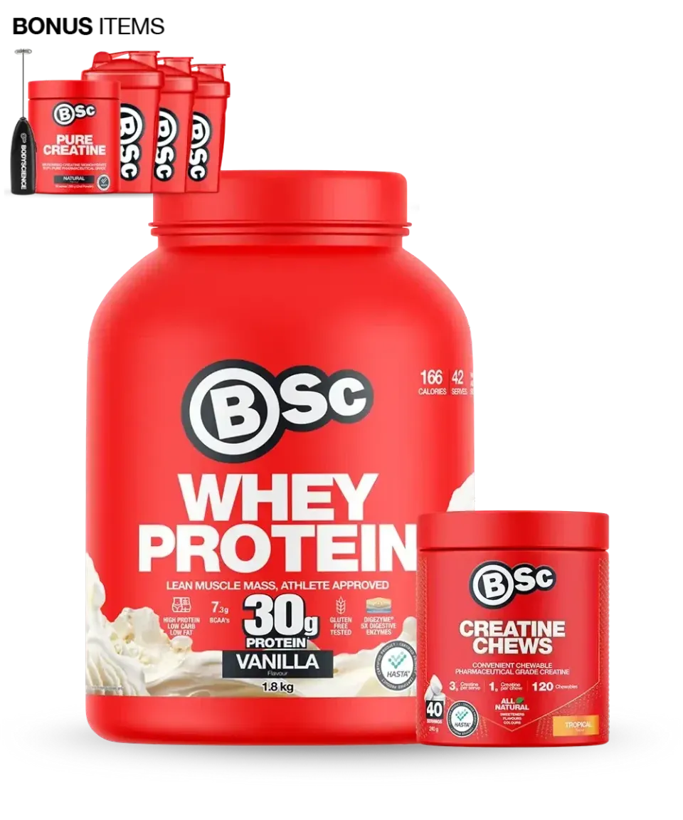 BSc Whey Protein Bundle Welcome proteinpulver chokolade