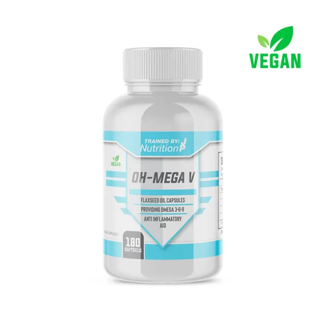 Trained by JP Oh-Mega V omega kapsler hørfrø 3000 mg