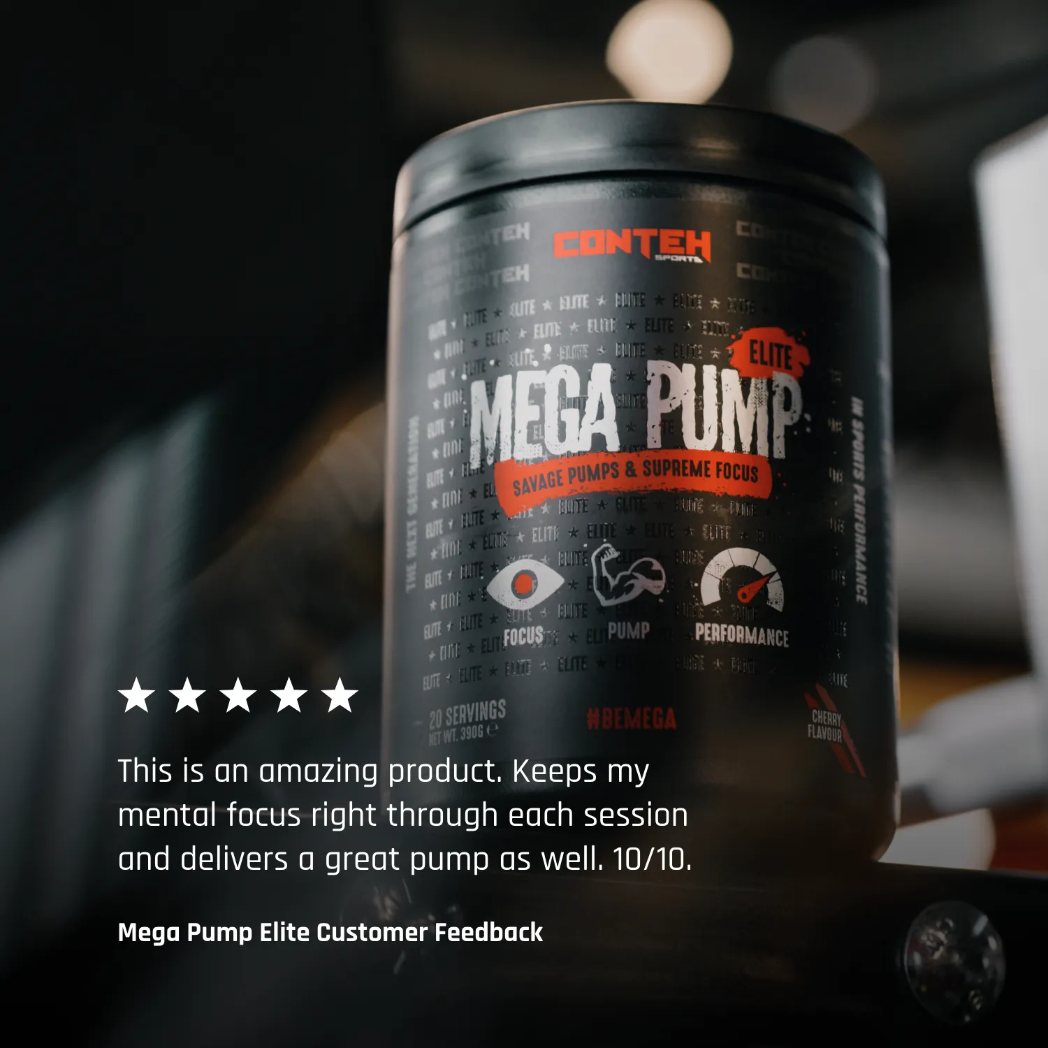 Conteh Sports Mega Pump Elite pre-workout 19,5 g portion