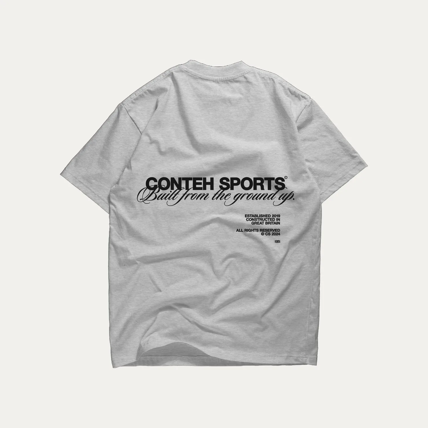 Conteh Sports Basics T-Shirt træningsbluse heather grey large