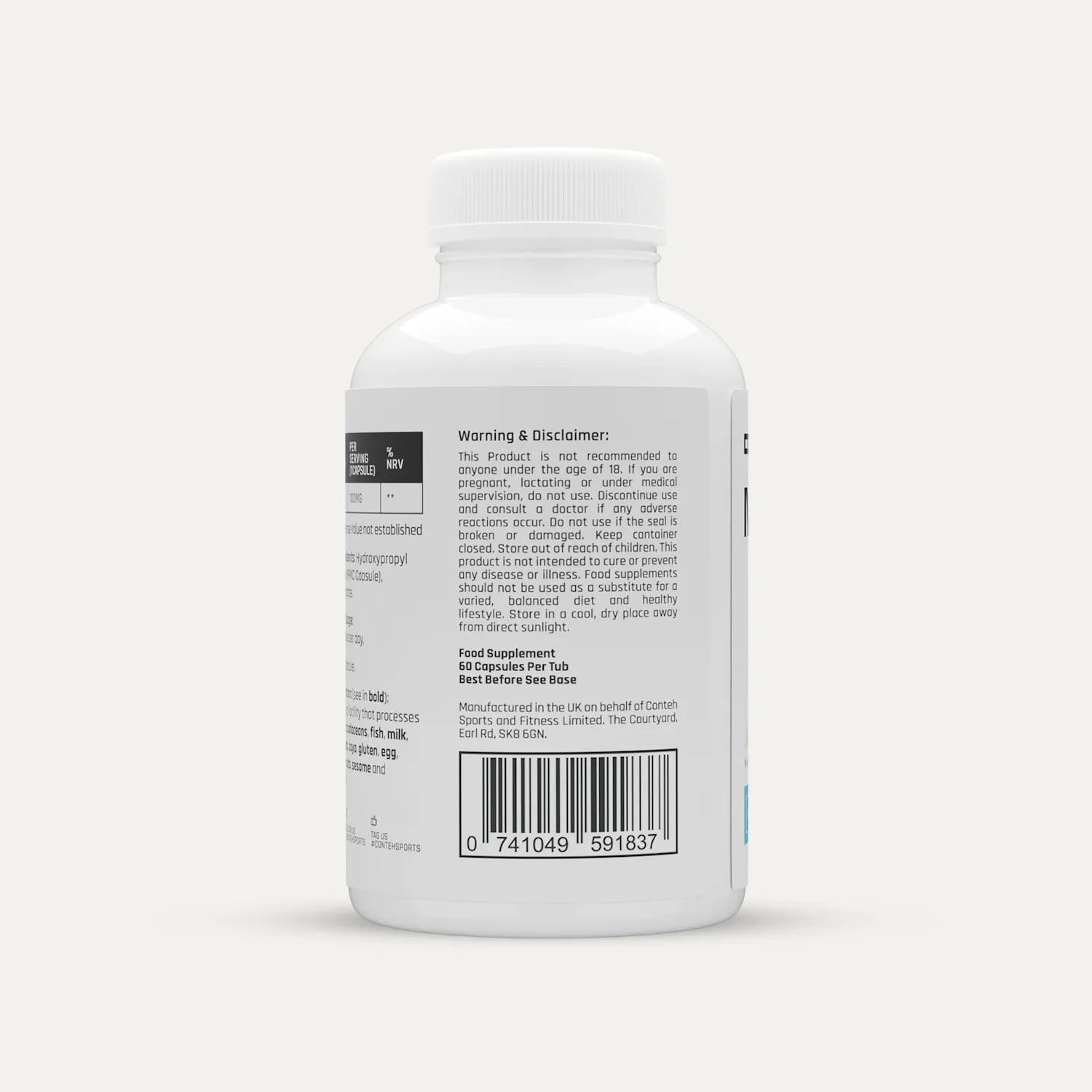 Conteh Sports Nattokinase kapsler 100mg daglig dosis