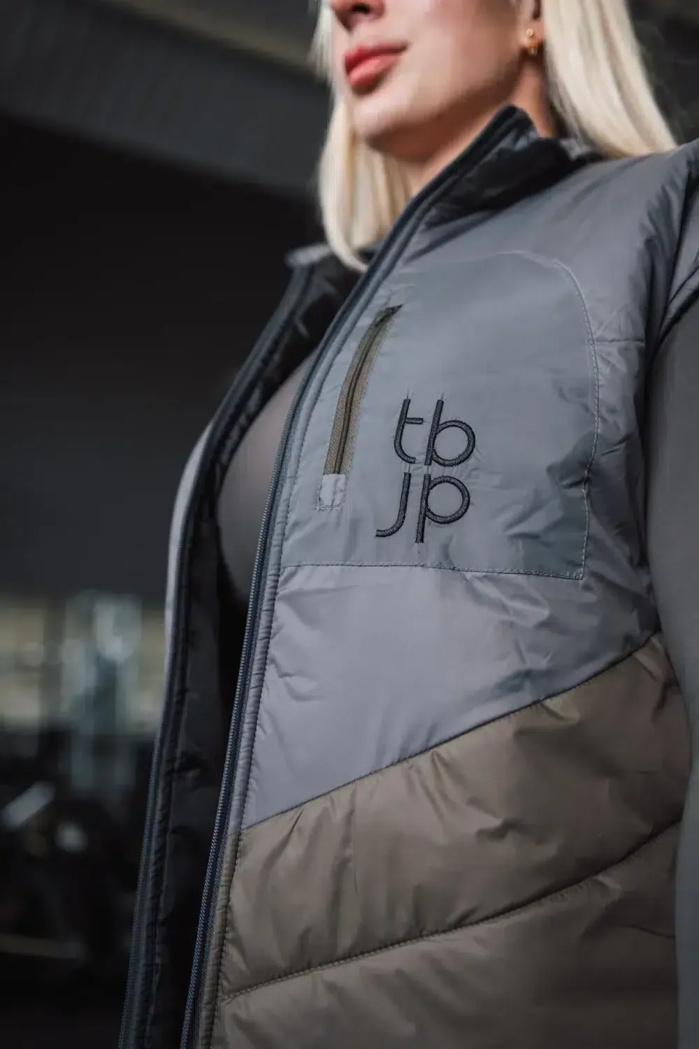 Trained by JP Insulated Gilet vest oliven isoleret