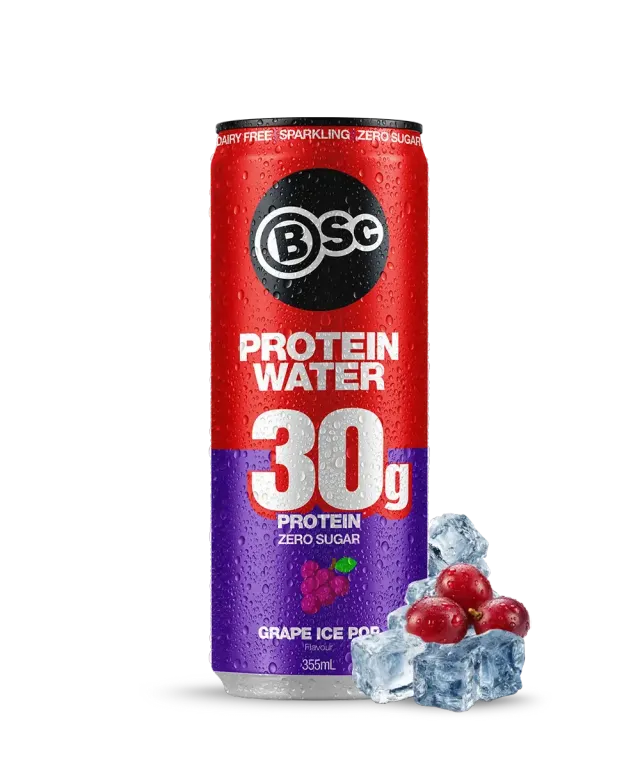 BSc 30g Protein Water proteindrik 12-pak grape zero sugar