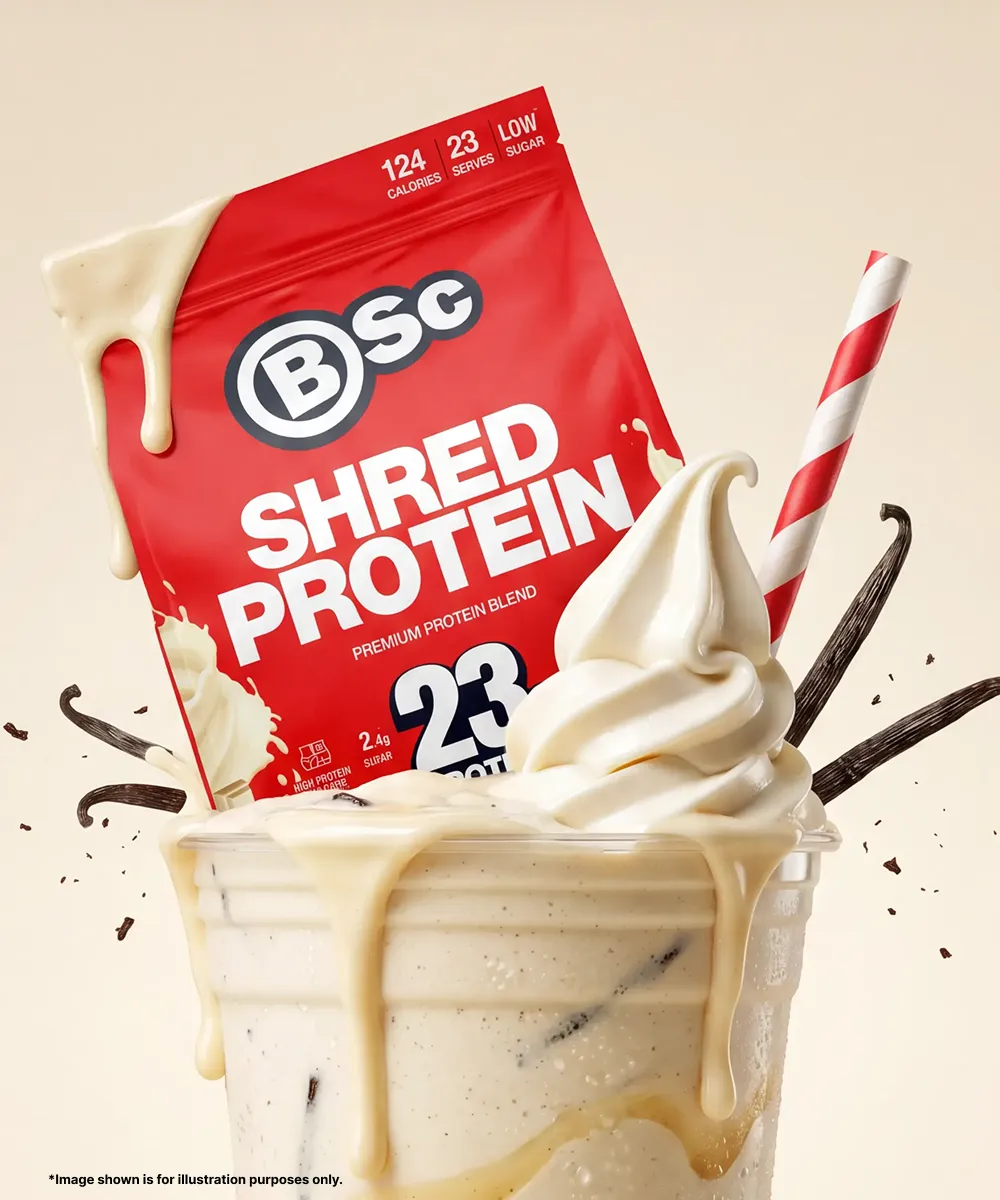 BSc Shred Protein pulver 800g vanilje