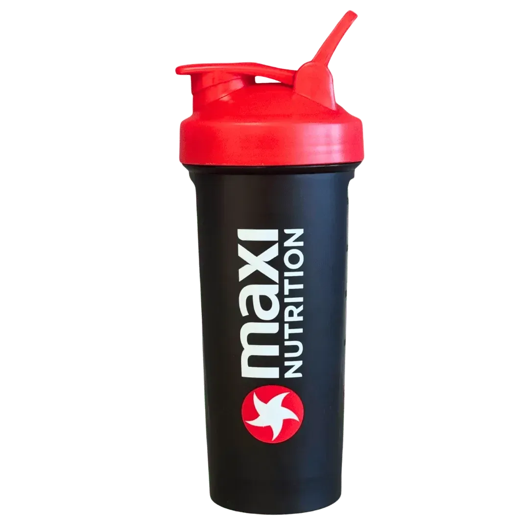 MaxiNutrition Original shaker 625ml rødt låg