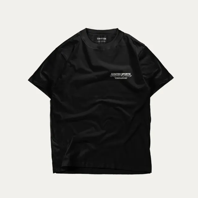 Conteh Sports Basics t-shirt sort bomuld large