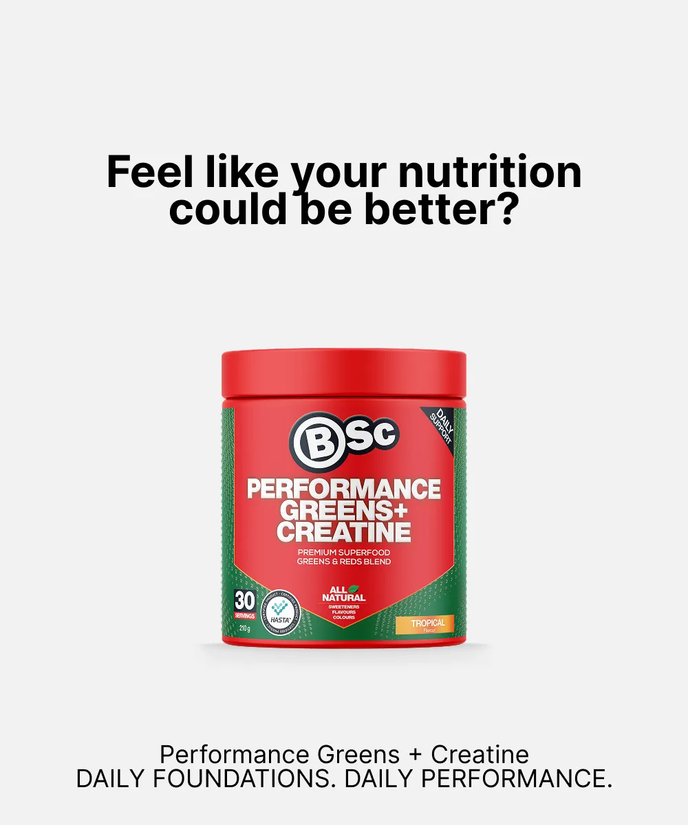 BSc Performance Greens + Creatine pulver 210g tropical