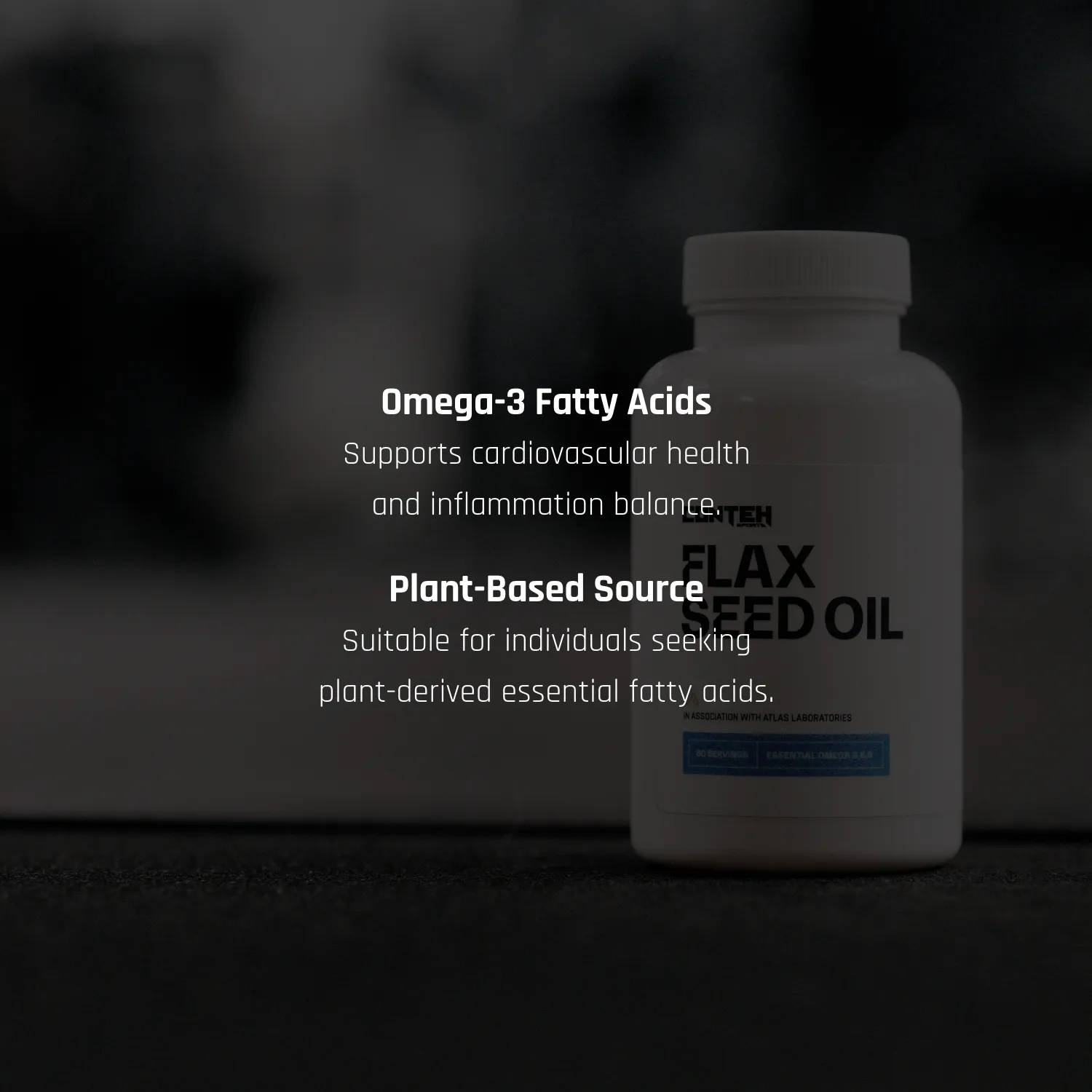 Conteh Sports Flax Seed Oil hørfrøolie kapsler