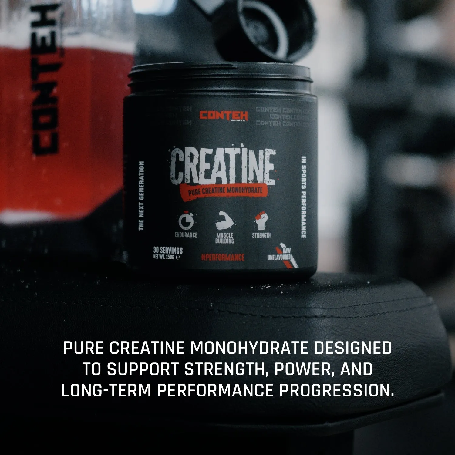 Conteh Sports Creatine Monohydrate kreatin 150g 30 portioner
