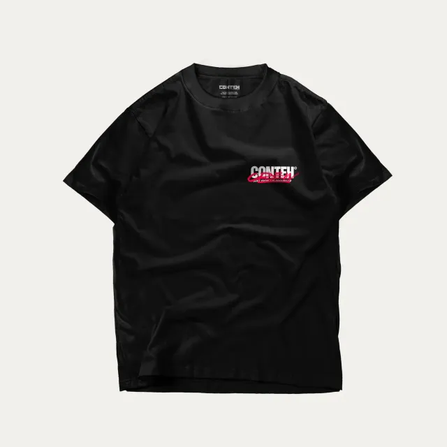 Conteh Sports Crew T-Shirt træningsbluse sort large styrke