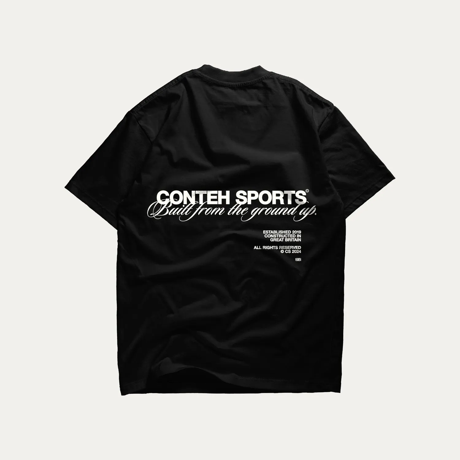 Conteh Sports Basics t-shirt sort bomuld large